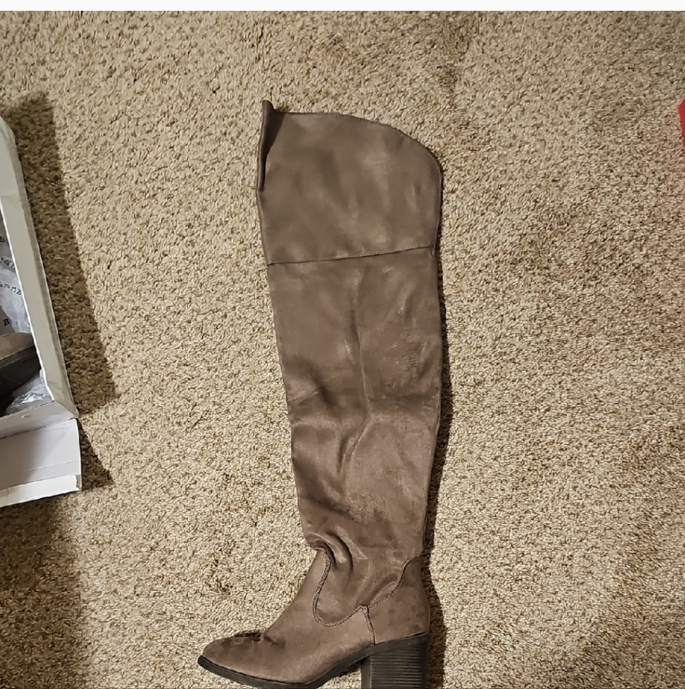 Women's Brown Over-the-Knee Boots